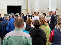 Pe parcursul zilei de ieri și astăzi am fost la mai multe întreprinderi industriale din Bălți, Ocnița și Cupcini